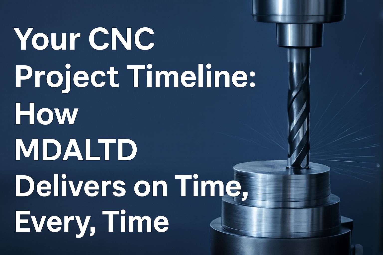 Your CNC Project Timeline How MDALTD Delivers on Time, Every Time