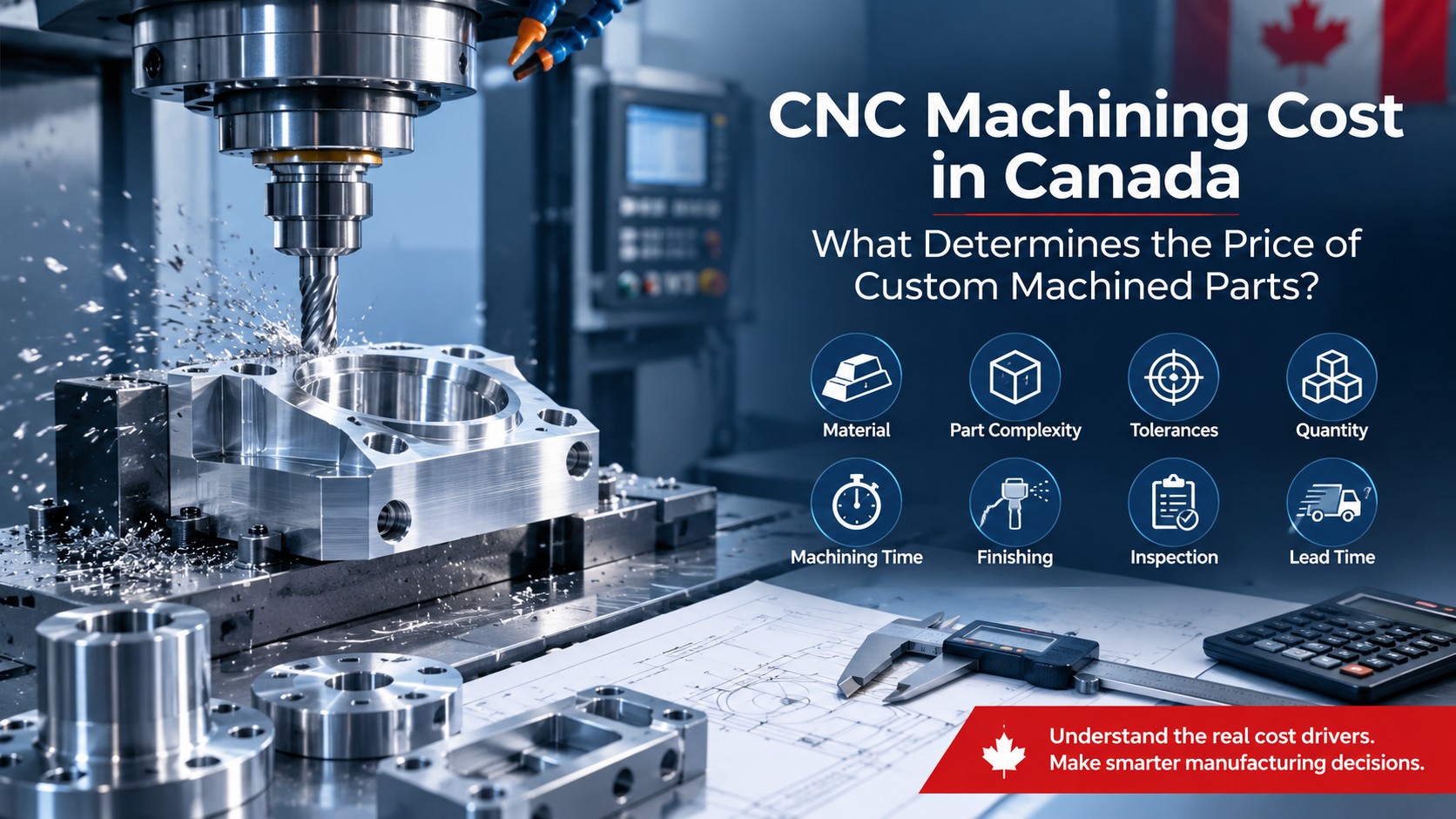 CNC Machining Cost in Canada: What Determines the Price